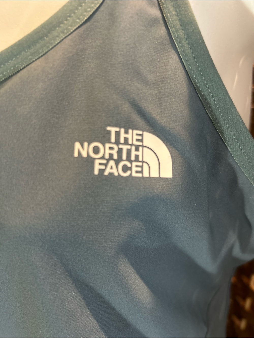 The North Face Active Tennis Dress Romper Skort Blue Green Ombré Women’s M - Picture 2 of 6